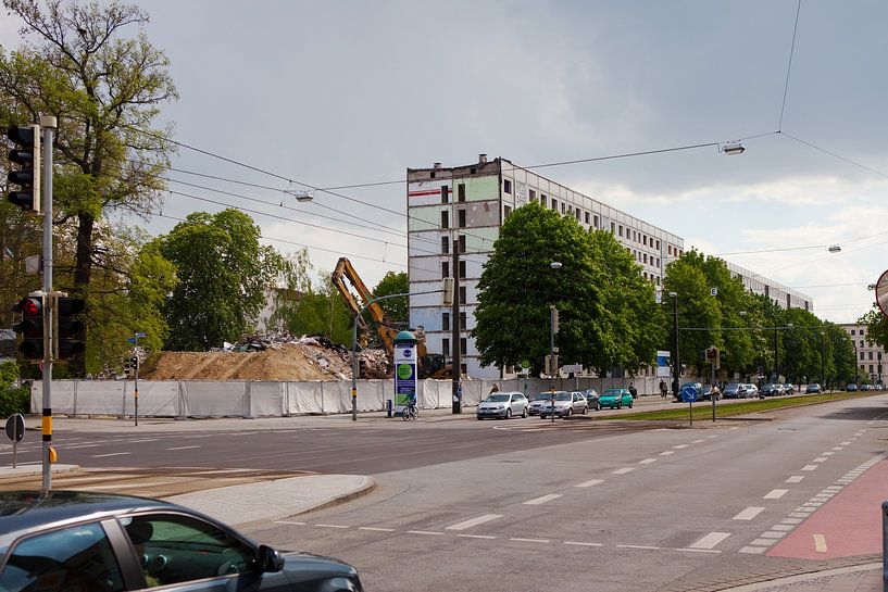 Magdeburg - Der Breite Weg vor der Neubebauung von t.ART