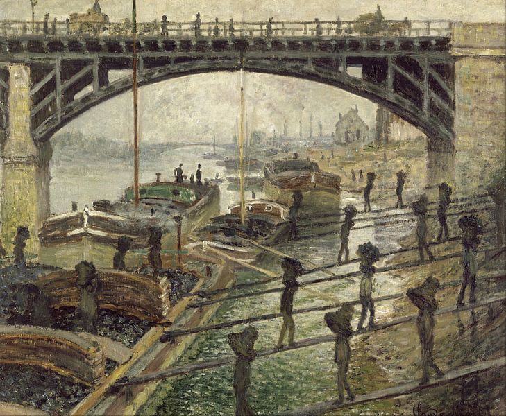 Die Kohlenträger, Claude Monet von Meisterhafte Meister