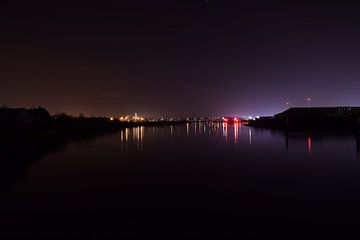 Lightpainting: Horizon @ night van Jarno De Smedt