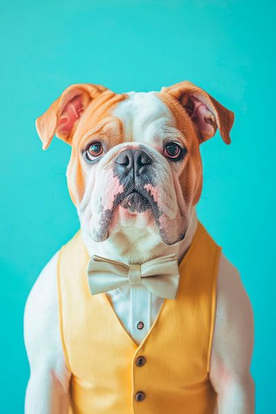 American Bulldog by Poster Art Shop