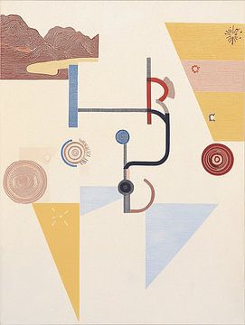 Miró trifft auf Kandinsky_12 von Artclaud