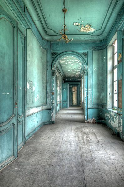 urbex grüne Halle von Henny Reumerman