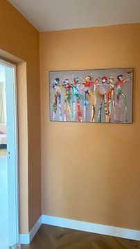 Klantfoto: Connected People 8 van Atelier Paint-Ing