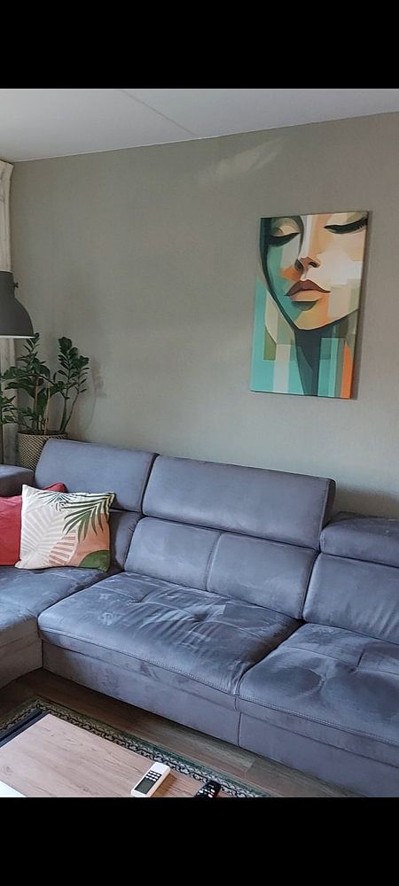 Femme abstraite par Wall Wonder