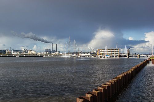 Industrie skyline, Amsterdam Noord