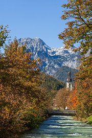 Ramsau bij Berchtesgaden in de herfst van Torsten Krüger