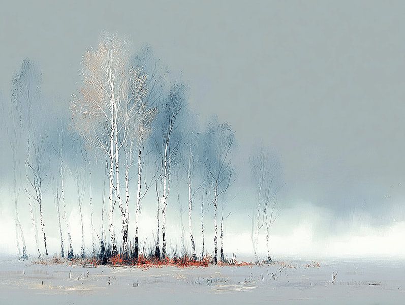 Birch Silence | Whisper of Mist by Karina Brouwer