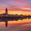 Sonnenaufgang in Deventer, Niederlande von Adelheid Smitt