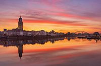 Zonsopkomst in Deventer, Nederland