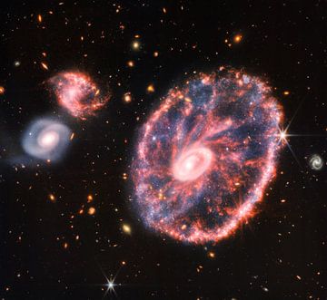Cartwheel-Galaxie von NASA and Space