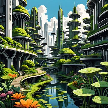 Architectuur versmelt met de natuur
