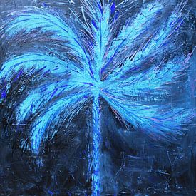 Blaue Windpalme von Atelier Paint-Ing