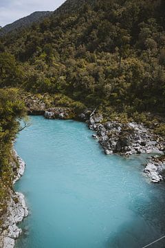 Hokitika Gorge: A Stunning Turquoise Wonderment by Ken Tempelers