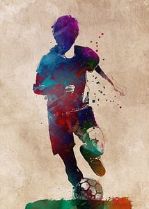 Fußballspieler 4 Sport Kunst #Fußball #Fußball