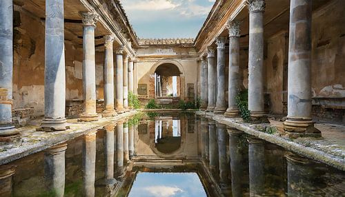 Building with columns in Roman Empire