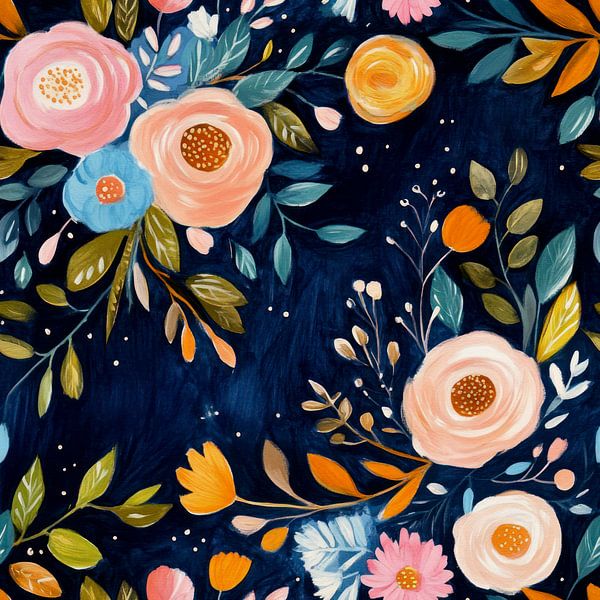 Wirbelsturm der Blüten von Floral Abstractions