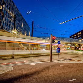 Parkbug Antwerpen bij avond van Bruno Hermans