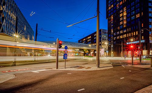 Parkbug Antwerpen bij avond van Bruno Hermans