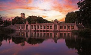 Berlin - Schöneberg Skyline im Sonnenuntergang
