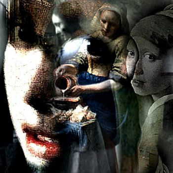 Oude meesters Het Melkmeisje ontmoet het meisje met de Parel