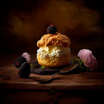 Scone aux fruits des bois sur Maarten Knops