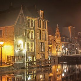 Alkmaar in HDR tijdens de nacht von Michel Postma