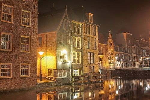 Alkmaar in HDR tijdens de nacht