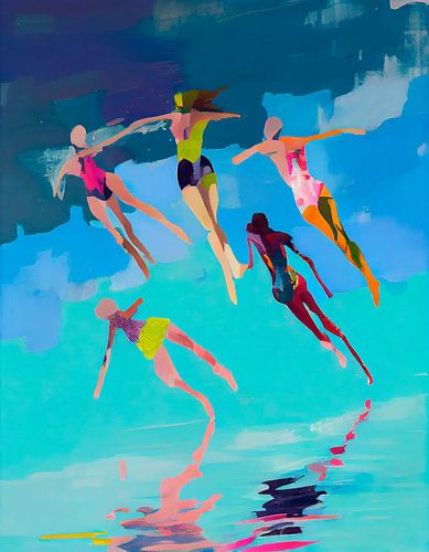 Splashing Summer in the Sea