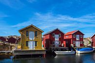 Gezicht op het dorp Smögen in Zweden van Rico Ködder thumbnail