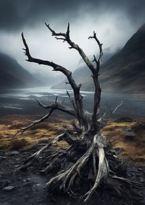 Raue Landschaft