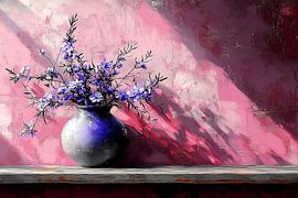 Blaue Blüte von Wunderbare Kunst