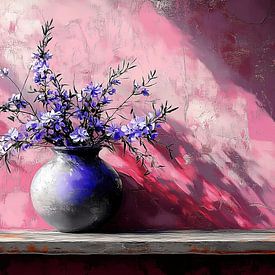 Blaue Blüte von Wunderbare Kunst