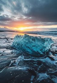 Goldenes Licht über den Wellen