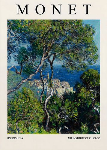 Monet - Affiche d'art de Bordighera