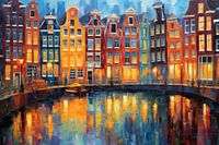 Amsterdam in the evening
