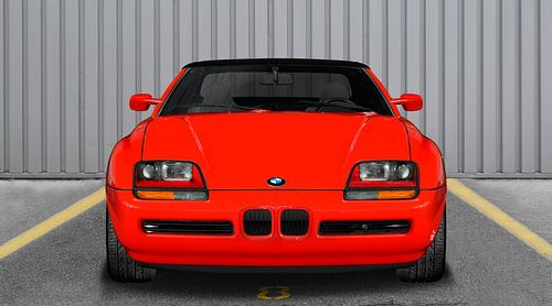 BMW Z1 in top red