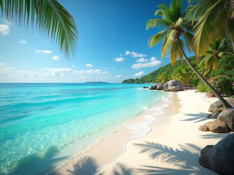 paysage de plage par hisamvideo art