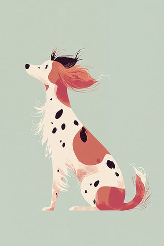 Cocker Spaniël in Salie Groen no.2