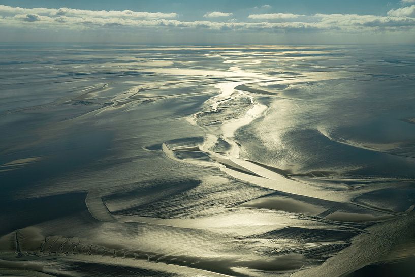 La mer des Wadden vue d'en haut par mirrorlessphotographer