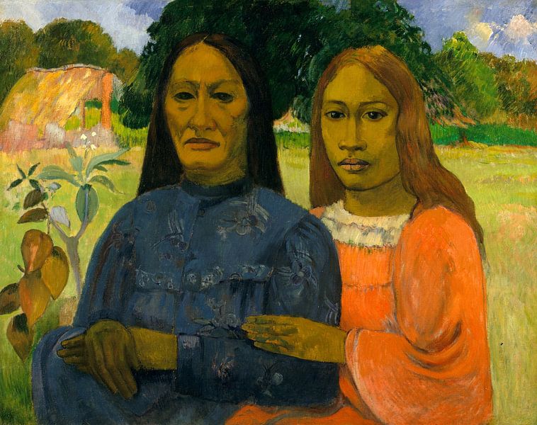 Twee vrouwen, Paul Gauguin van Meesterlijcke Meesters