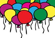 Luftballons, Party, Farbe. von Mark Rademaker Miniaturansicht