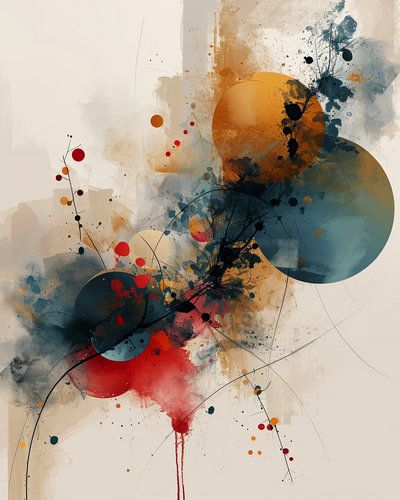 Farbenfroh, modern und abstrakt