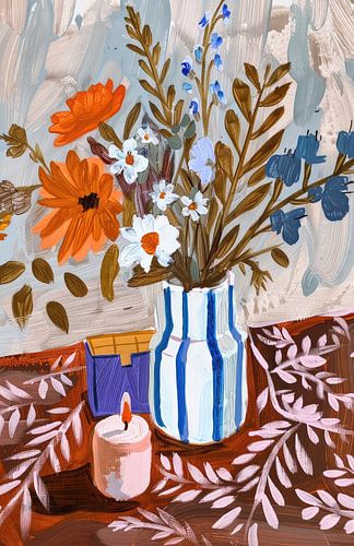 Vrolijk bloemboeket zomer 1