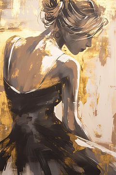 Frau Gold | Eleganz enthüllt von Wunderbare Kunst