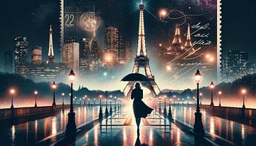 Nachtelijke glamour in Parijs van artefacti