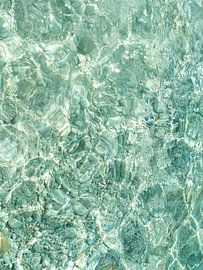 Crystal Clear Water Reflection - Turquoise Ocean Photography Art Print by Dagmar Pels
