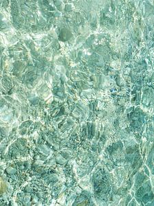 Kristallklares Wasser Reflexion - Türkis Ozean Fotografie Kunstdruck