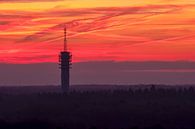 Sunrise with Television Tower/Mast Mierlo by Noud de Greef thumbnail