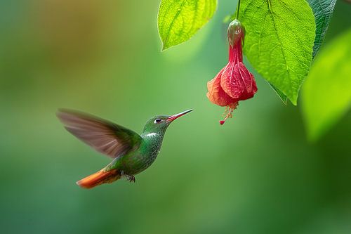 Bruinstaartamarant (Amazilia tzacatl)