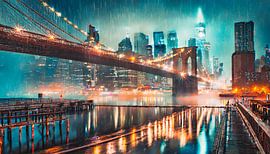 Brooklyn Bridge in New York Amerika